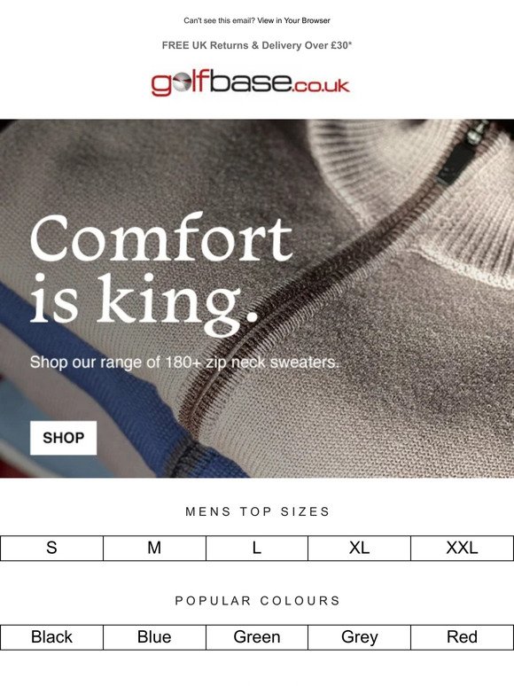 Comfort is king - Zip Neck Sweaters