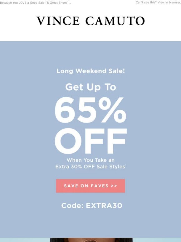Up to 65% Off SALE!? Run, Don't Walk.​