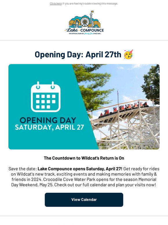 Lake Compounce Our 2024 Calendar is Here! Milled