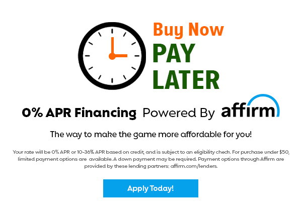 0% APR Financing Powered By Affirm