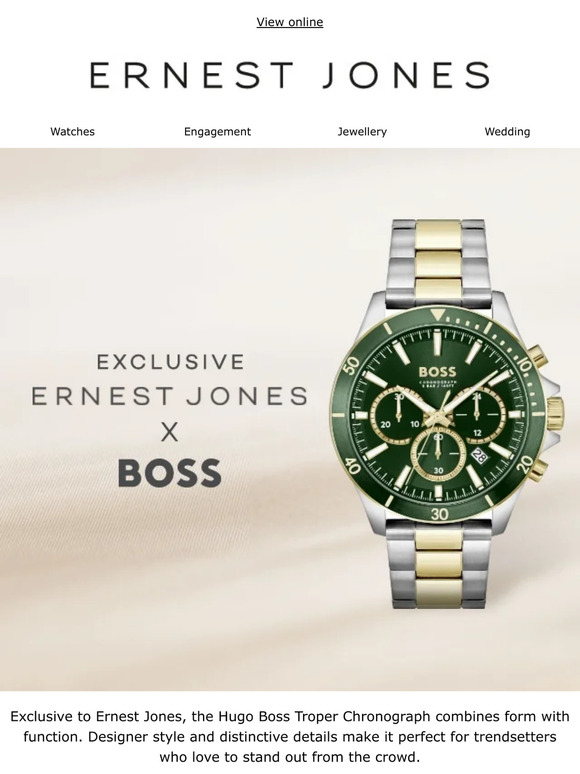 Hugo boss shop watches ernest jones