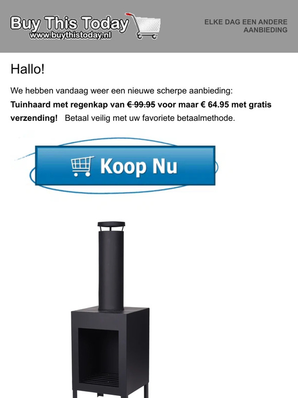 Nieuwsbrief van Buythistoday