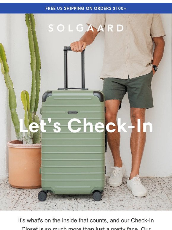 We See You Checking Out Our Check-In