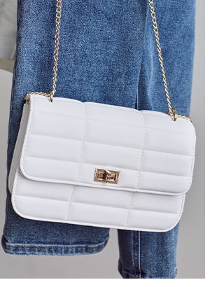 The Delanie Quilted Crossbody Purse