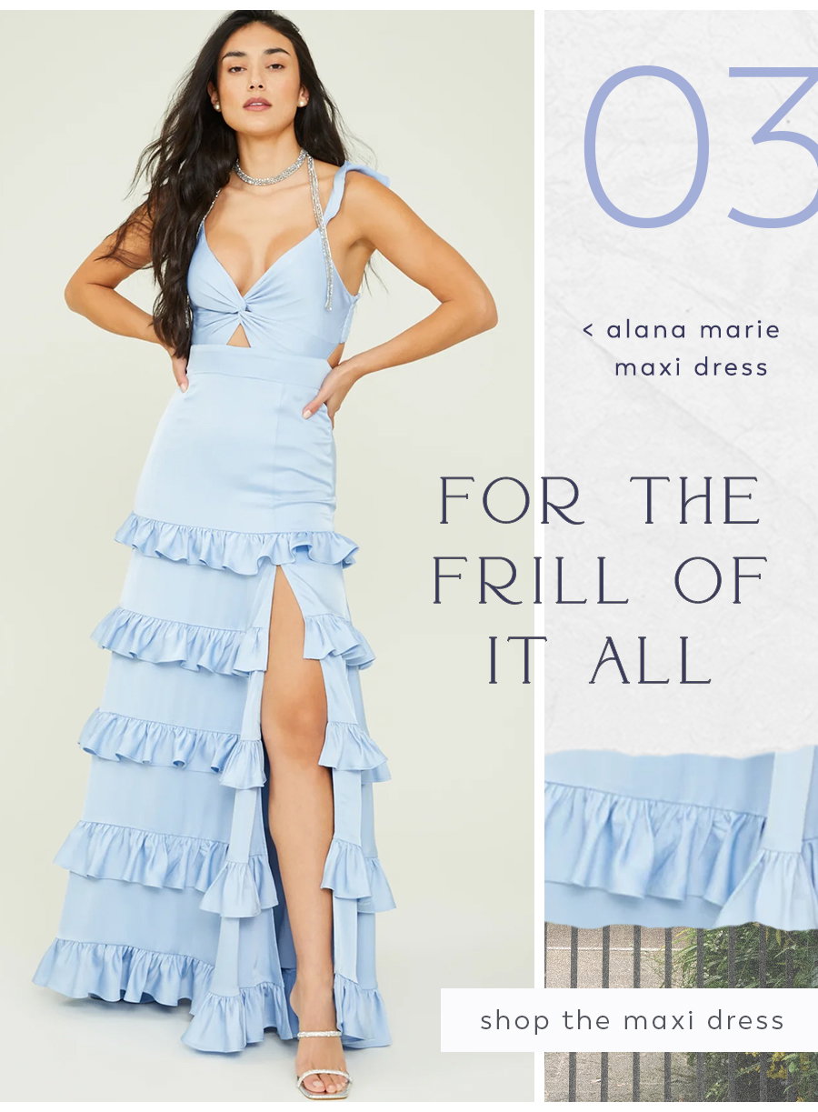 Shop The  Alana Marie Maxi Dress