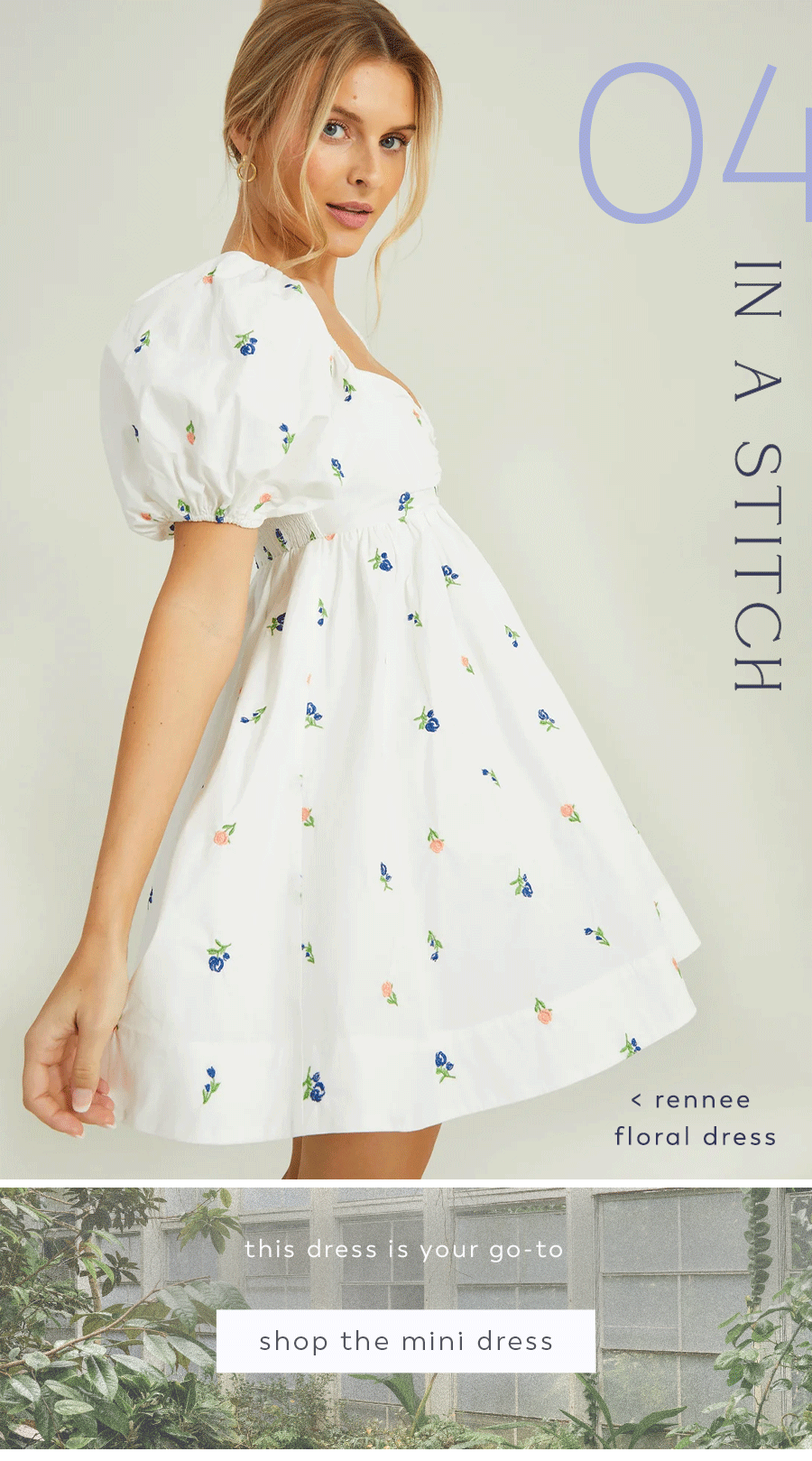 Shop The Renee Floral Embroidered Dress