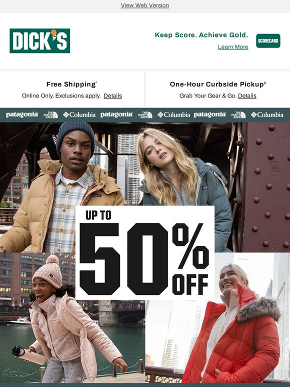 WHOA! Up to 50% off select Patagonia, The North Face, Columbia & more