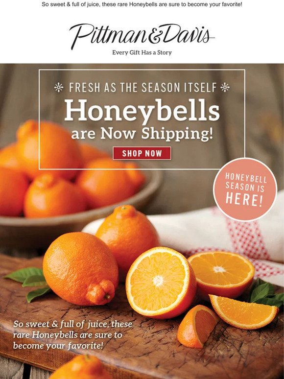 🍊 Fresh as the Season itself - Honeybells are Now Shipping! 🍊