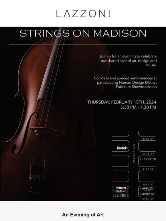 Join Us for Cocktails and Music, Celebrate Art and Design!