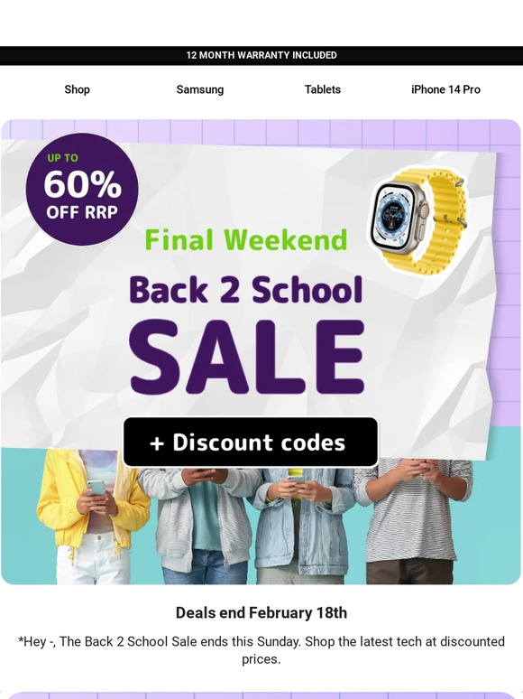 Final Days 📱📚 Back 2 School SALE