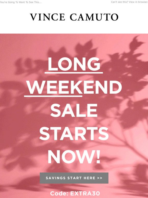 IT'S HERE! MAJOR Sale Starts NOW >>​