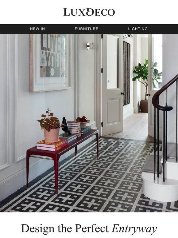 Design the perfect entryway