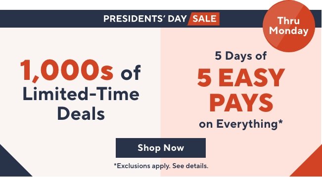QVC: ❤️💙 Presidents' Day Sale Is On