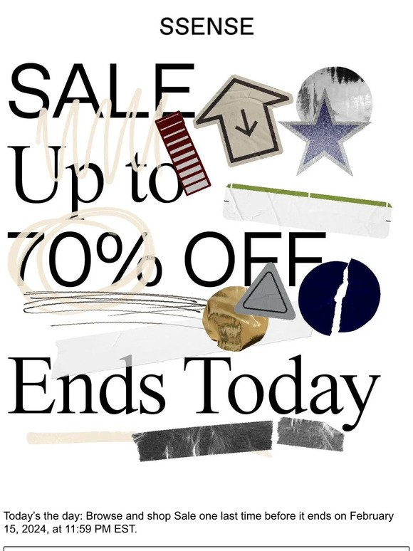 Ends Today: Sale up to 70% Off