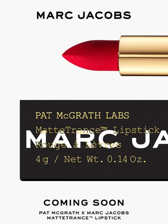 Coming Soon: Pat McGrath x Marc Jacobs