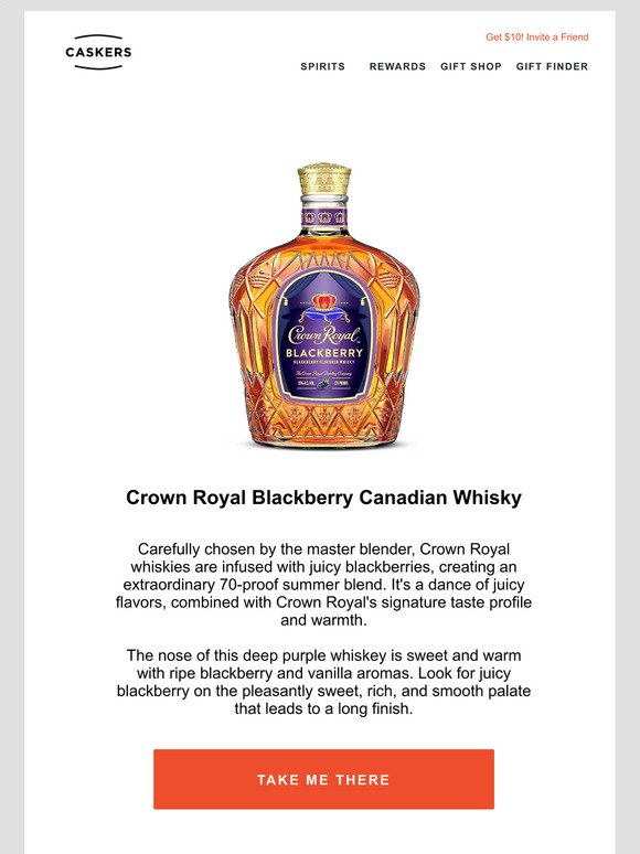 [PRE-ORDER NOW] Crown Royal Blackberry Canadian Whisky 🥃