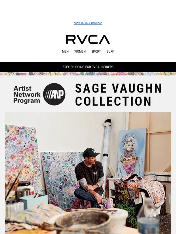 Spring To Life | New RVCA x Sage Vaughn Collection