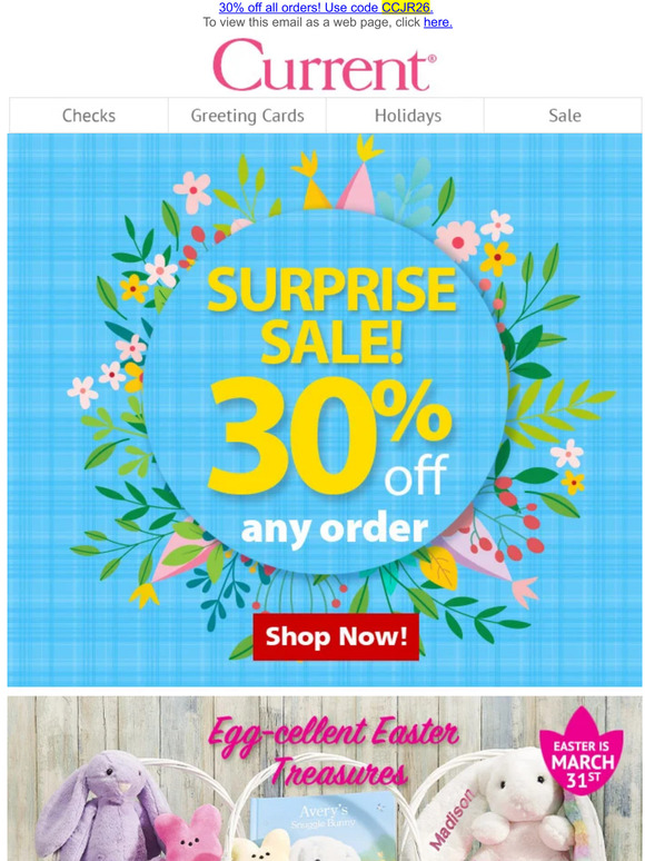 Current Catalog Go ahead open it! We’ve got a surprise deal for you