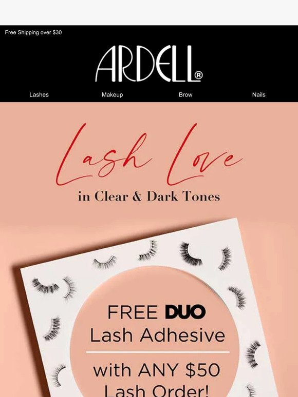 Happy Valentine's from Ardell: Your Lashes Deserve Love! 💖