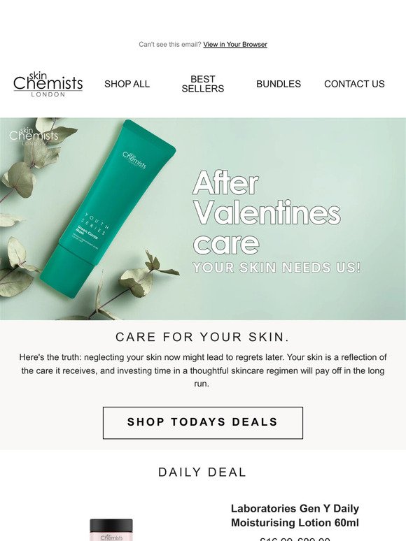 UP TO 81% OFF: After VALENTINES Skin Care ❤️