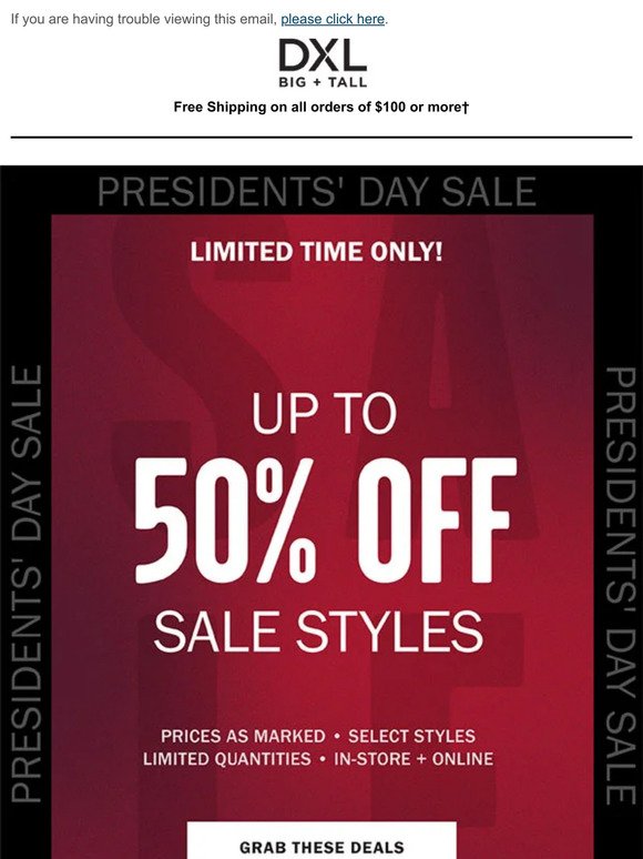 UP TO 50% OFF Sale Styles All Weekend!