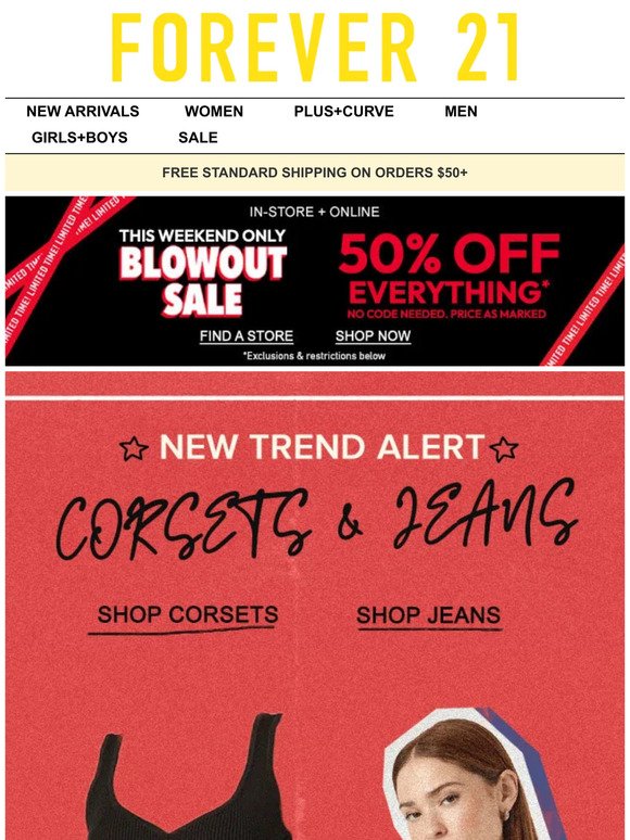 New Trend Alert: Corset Tops & Jeans 🖤