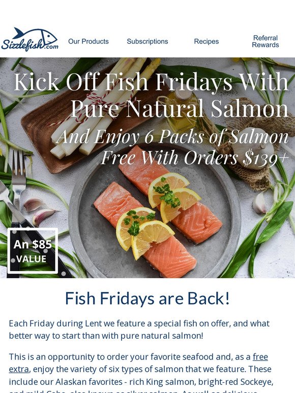 First Fish Friday: Heart Healthy Salmon!