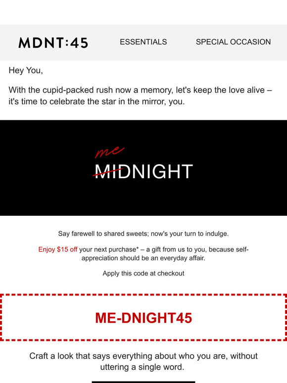 Indulge in a Little 'Me Time' with Midnight45 – Your Gift Inside