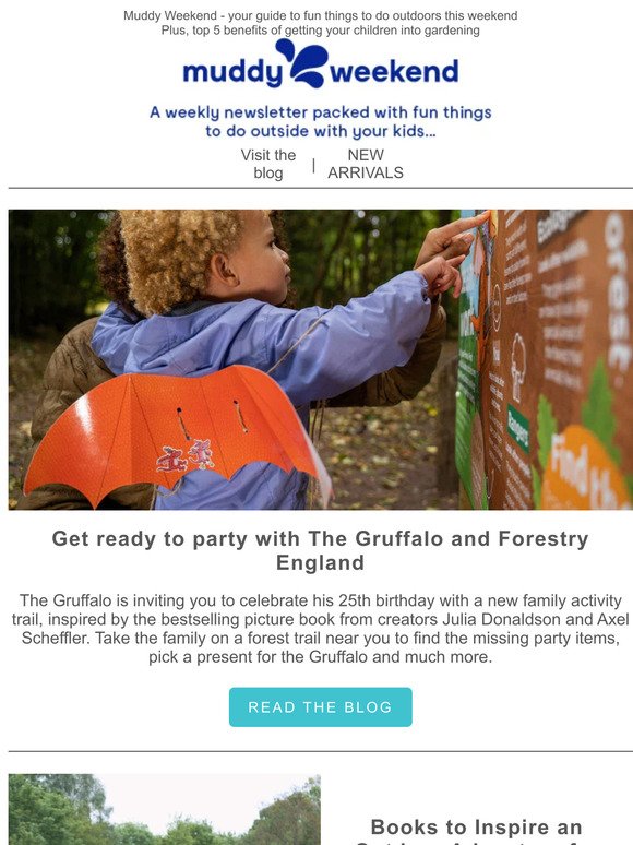 Get ready to party with The Gruffalo and Forestry England 🌳
