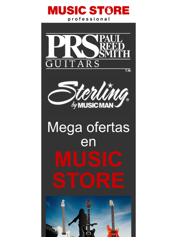 Mega Ofertas PRS y Sterling de Music Store!