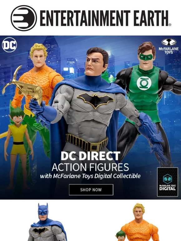 DC Direct Figs with McFarlane NFT Collectible!