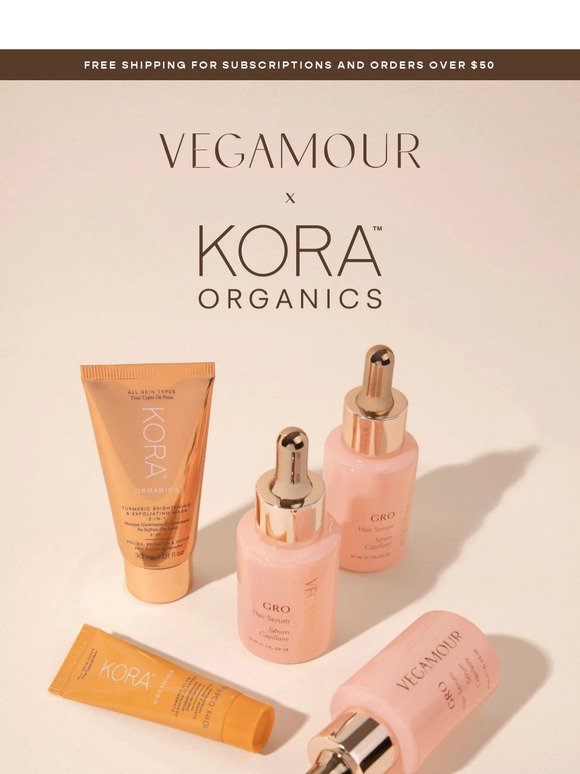 🎁 A gift from our friends at KORA Organics