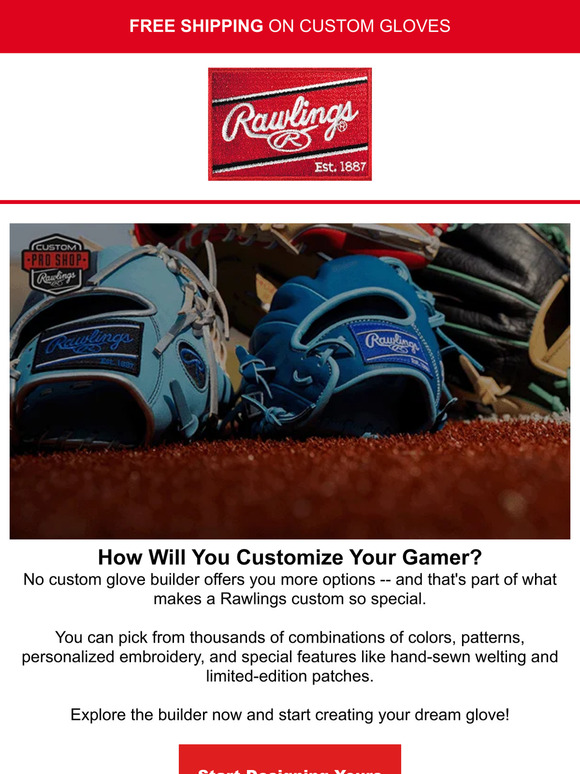 Rawlings Rawlings Custom More Features Than Any Other Builder Milled