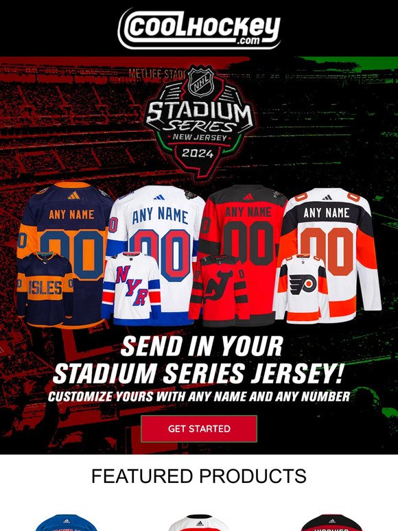 Send In Your Blank Stadium Series Jerseys! 🗽🏒