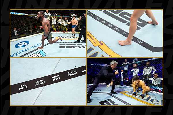Watch as the athletes compete above your name in the Octagon at UFC 300