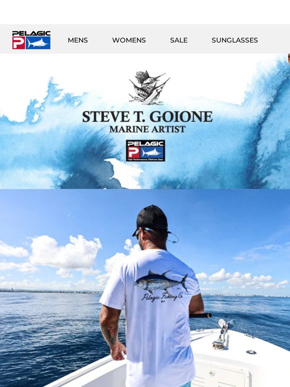 Aquateks and T-shirts feat. Steve Goione Marine Wildlife Art