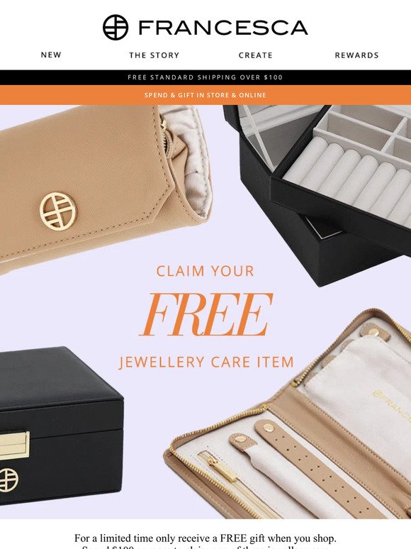 ✨ Spend & Gift: FREE Jewellery Boxes ending soon!