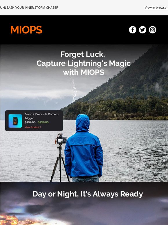 ⚡ Forget Luck, Capture Lightning's Magic with MIOPS!