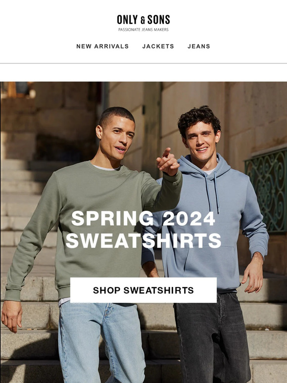 New sweatshirts for Spring