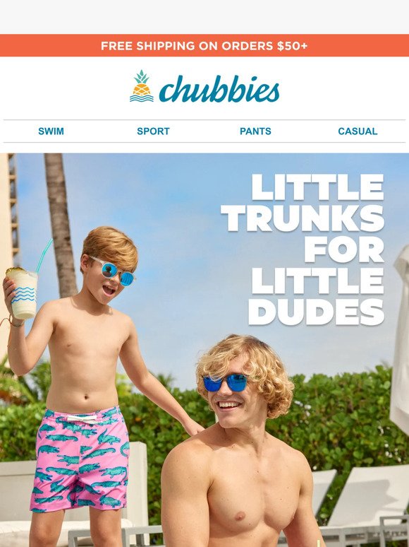Little Trunks for Little Dudes...