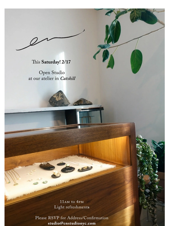 Catskill, NY : Open Studio this Saturday 2/17
