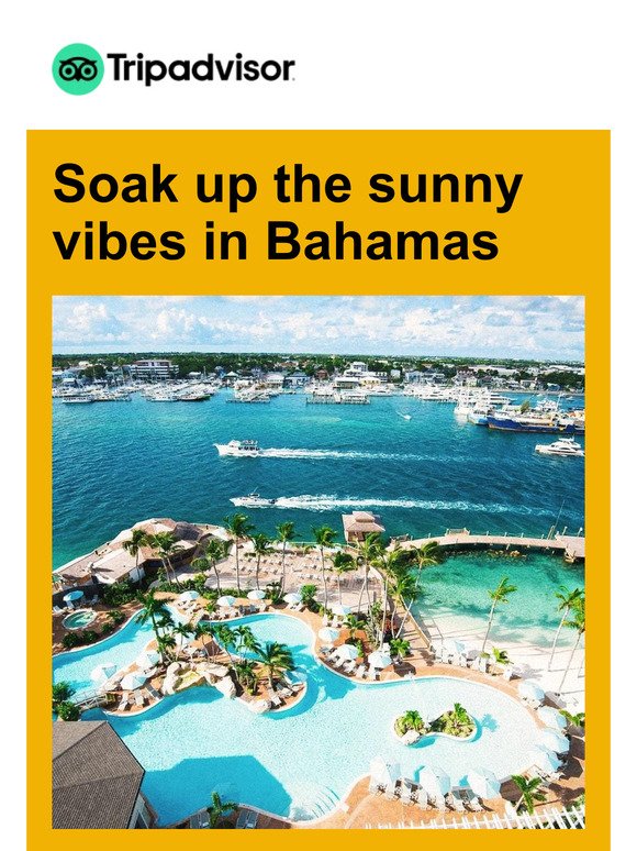 It’s always sunny in the Bahamas
