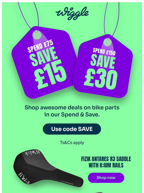 Save big on the bike parts you need