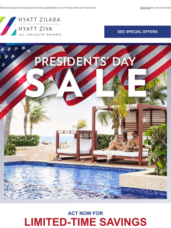 Playa Hotels & Resorts Unleash Your Presidential Getaway Savings