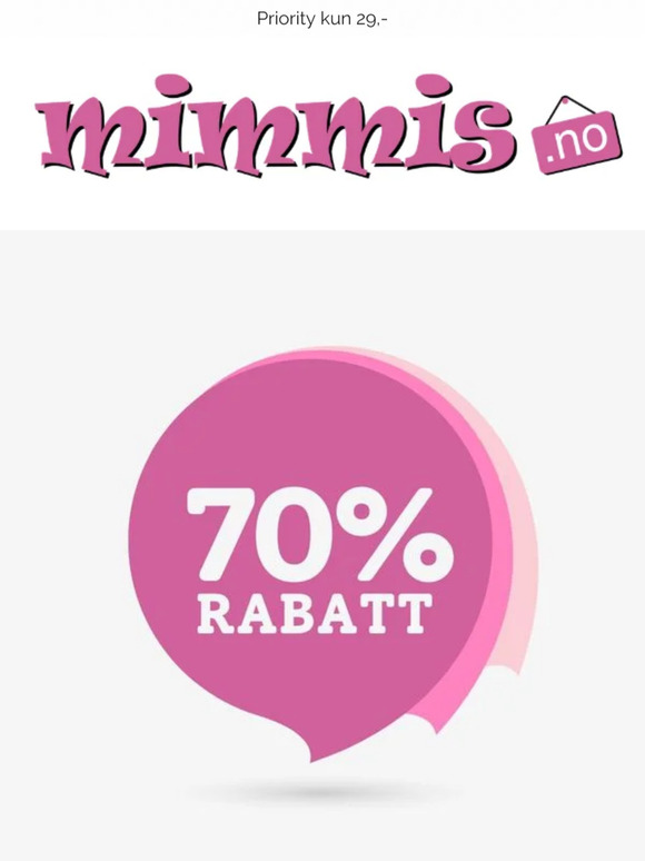 Alle klær -70% rabatt 🧣