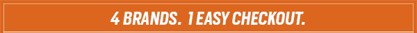 4 Brands, 1 Easy Checkout