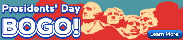 Presidents' Day BOGO