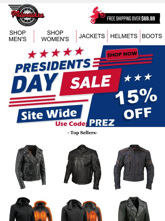 President Day 15% Site Wide❗Use CODE... 👀