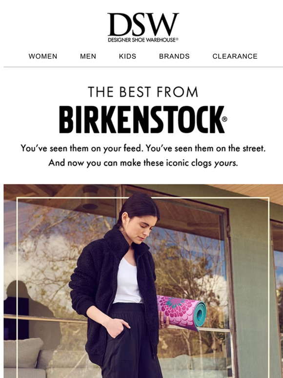 Designer shoe warehouse on sale birkenstock