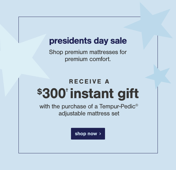 ASHLEY Instant 300 Gift Buy TempurPedic Adjustable Set! Milled